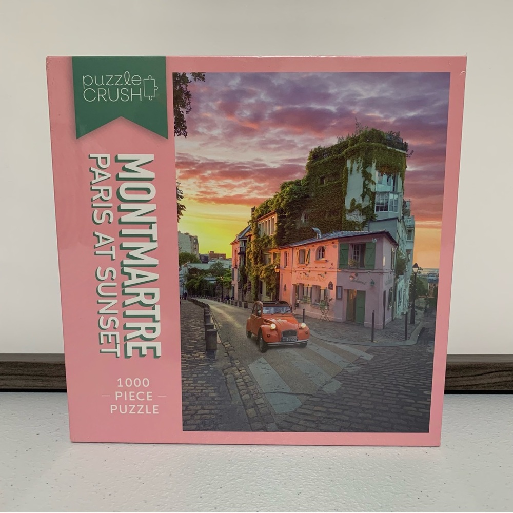 Puzzle Crush-Montmartre Paris at Sunset-1000 Piece Puzzle-NIB